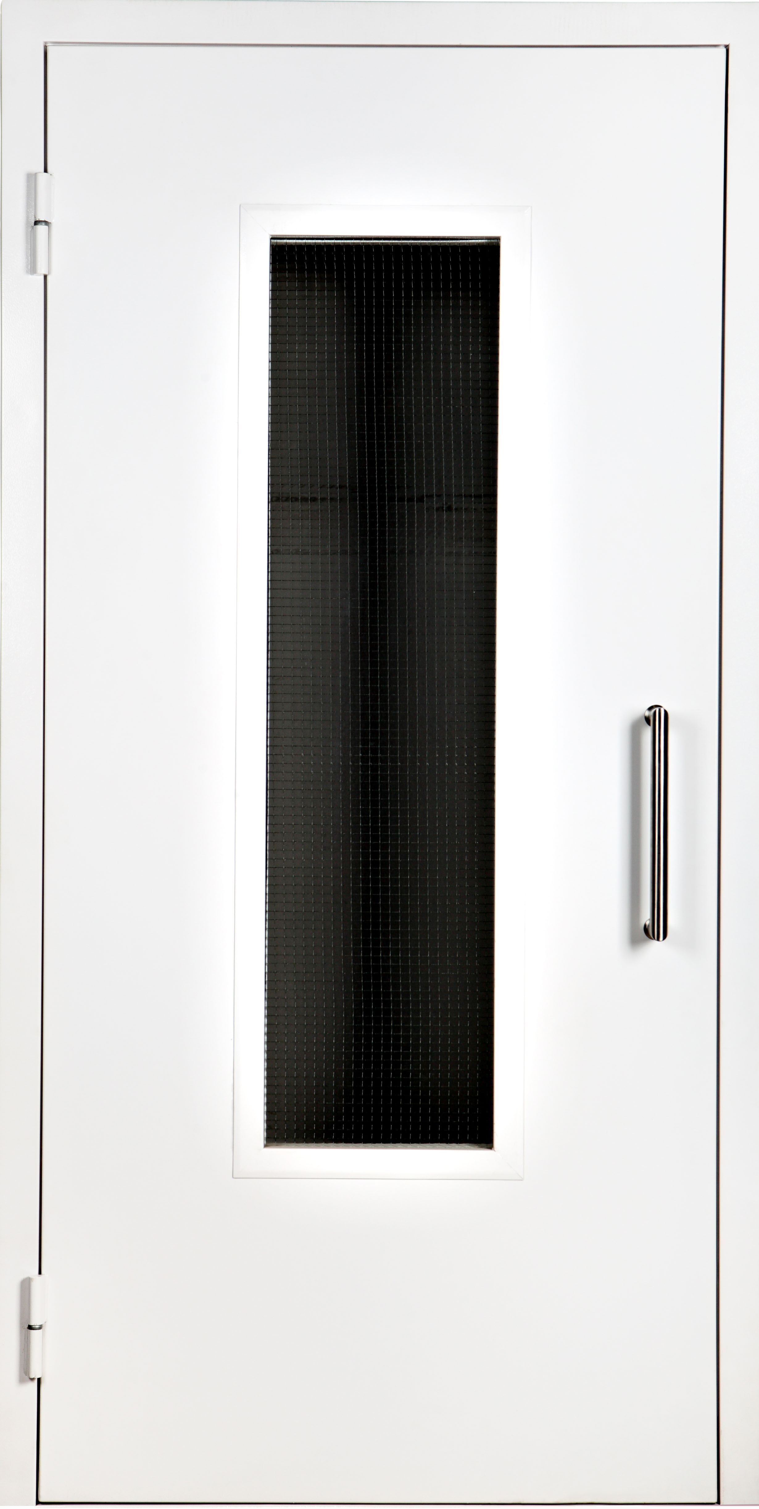Однопольная техническая дверь со стеклом ДМ 2.1-0.9 СТ